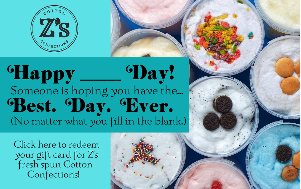 Z's Happy Whatever-You're-Celebrating Gift Card!
